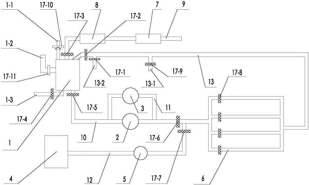 Automatic refrigerator refrigerating tube cleaning device and method