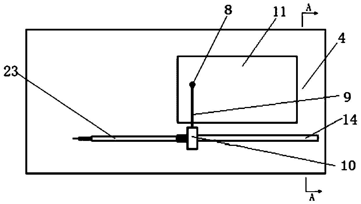 A device for measuring the thickness of the thin layer of heat and mass transfer on the surface of wood during the drying process
