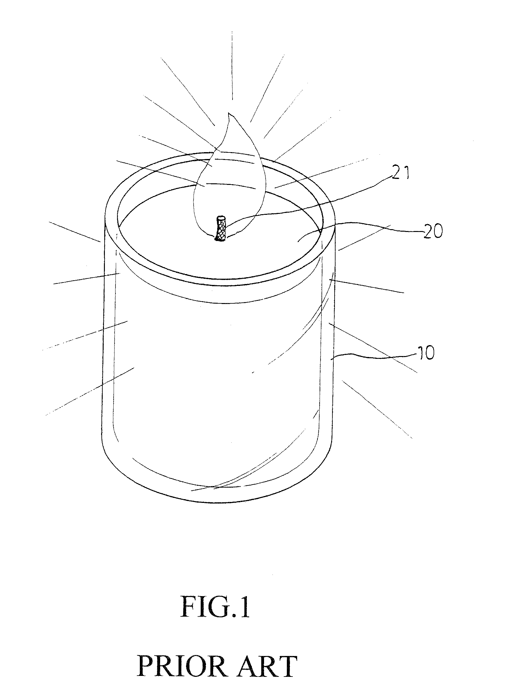 Structure of candle holder