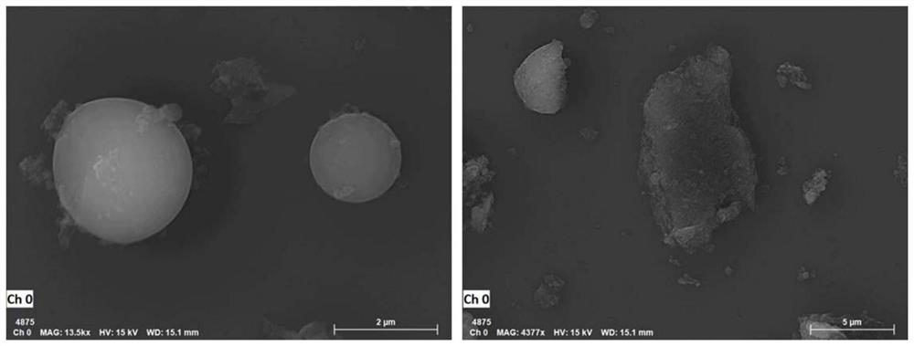 Preparation method and application of iron-modified carbon microsphere/carbon nanosheet composite porous carbon based on hydrothermal carbonization of moso bamboos