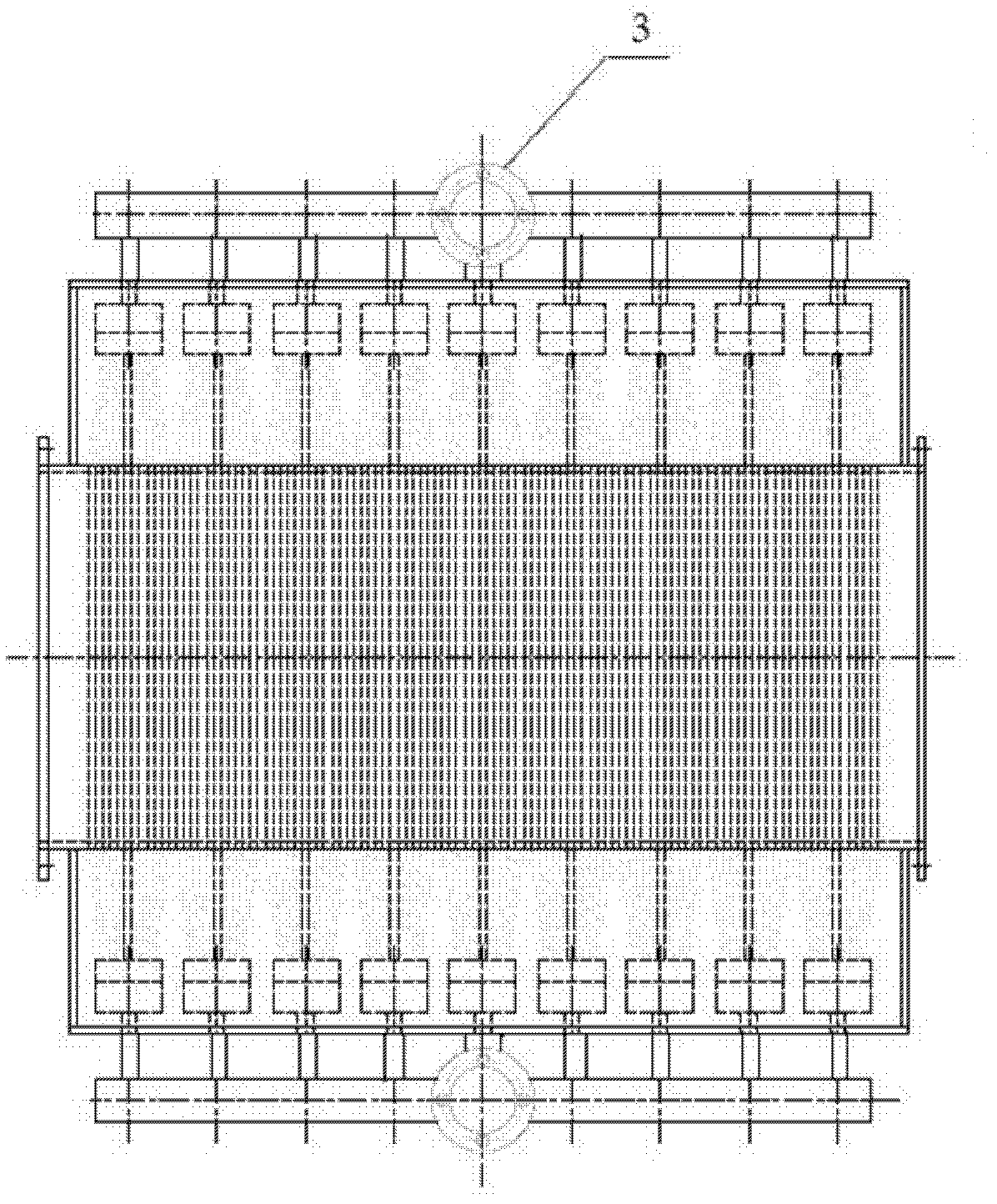 Smoke water condensing and waste heat recovering device