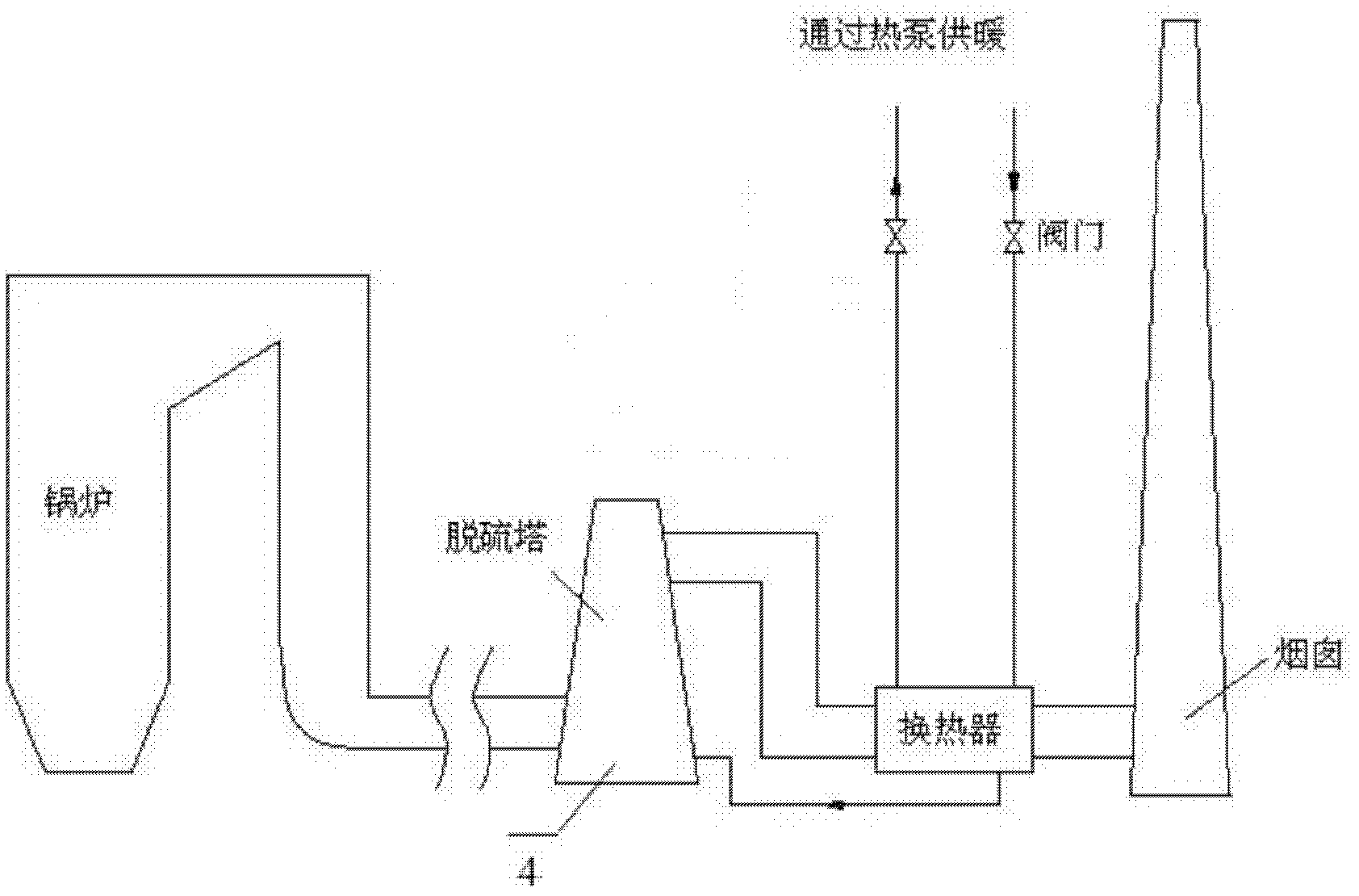Smoke water condensing and waste heat recovering device