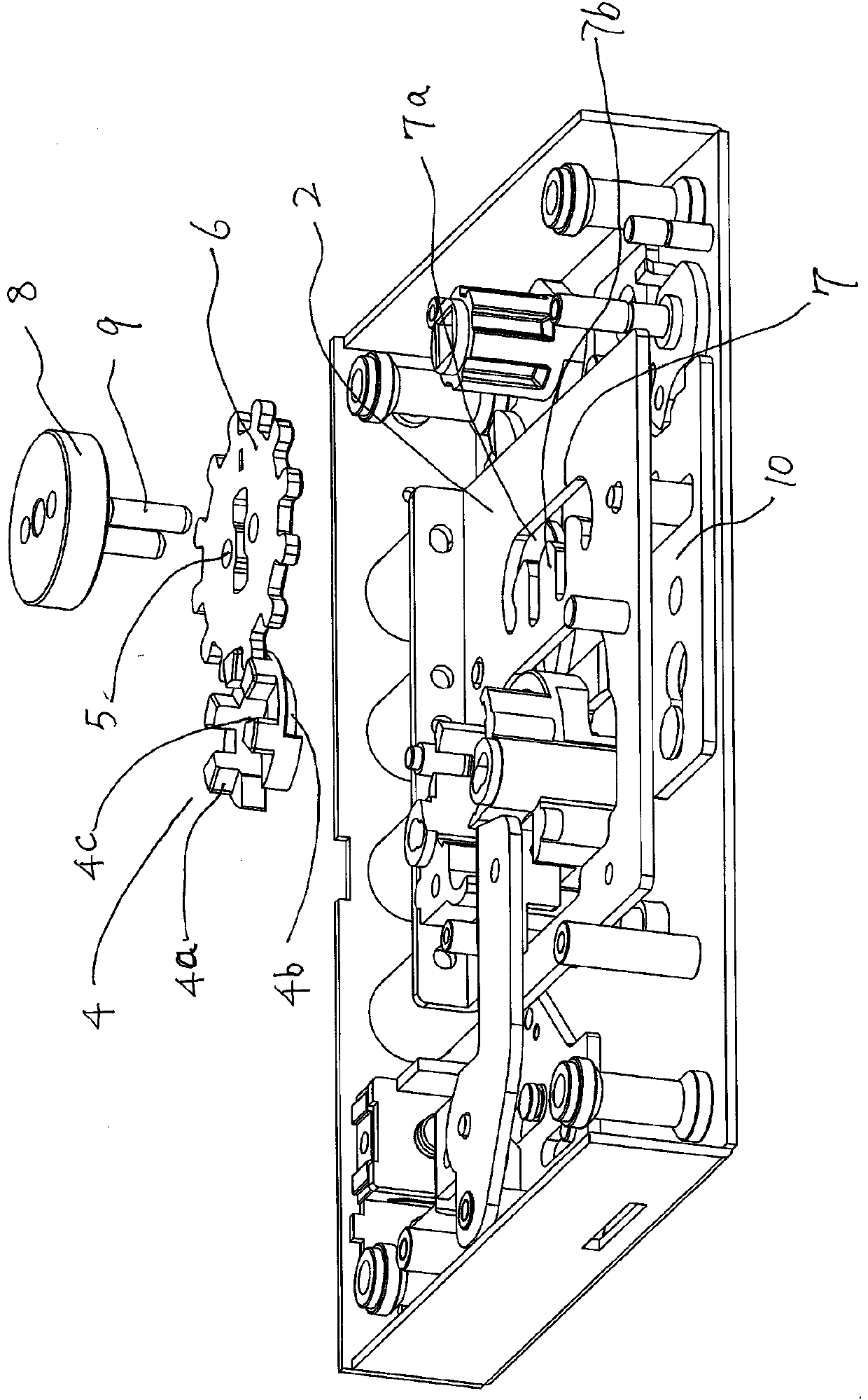 Gear lock mechanism with anti-theft device