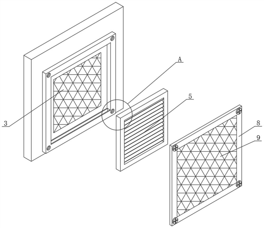 Dust-proof shutter for photovoltaic power station box body