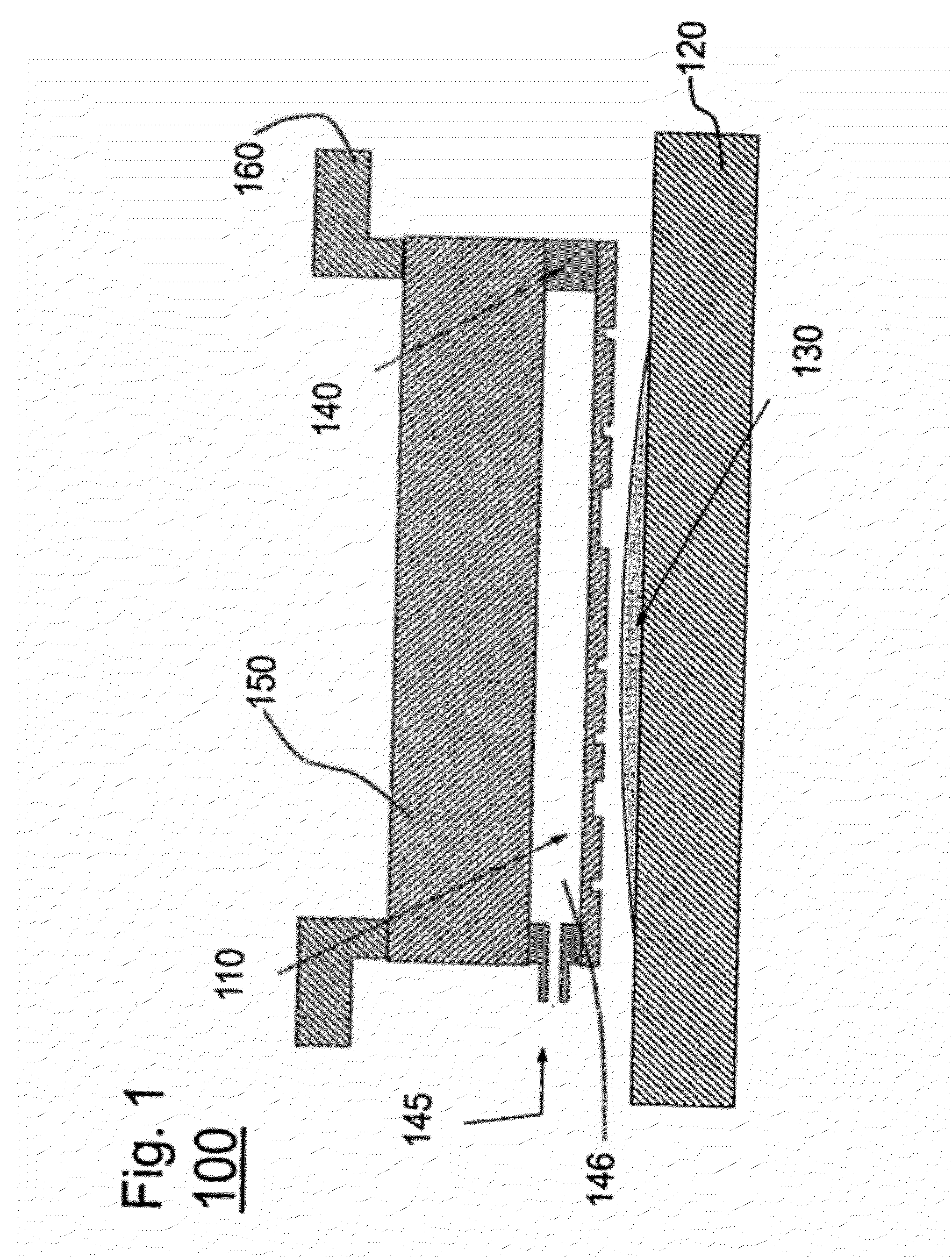 Pneumatic method and apparatus for NANO imprint lithography having a conforming mask