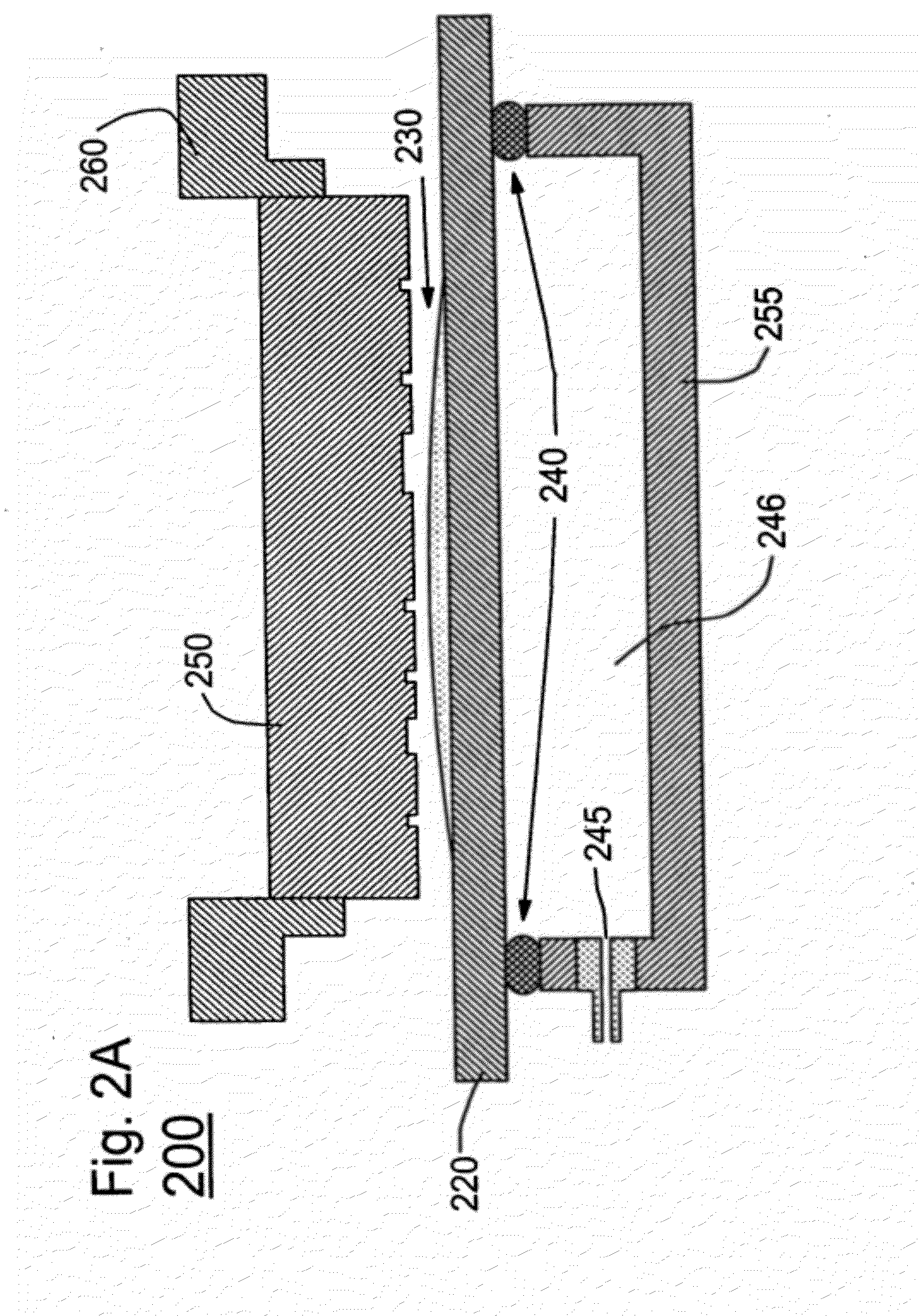 Pneumatic method and apparatus for NANO imprint lithography having a conforming mask