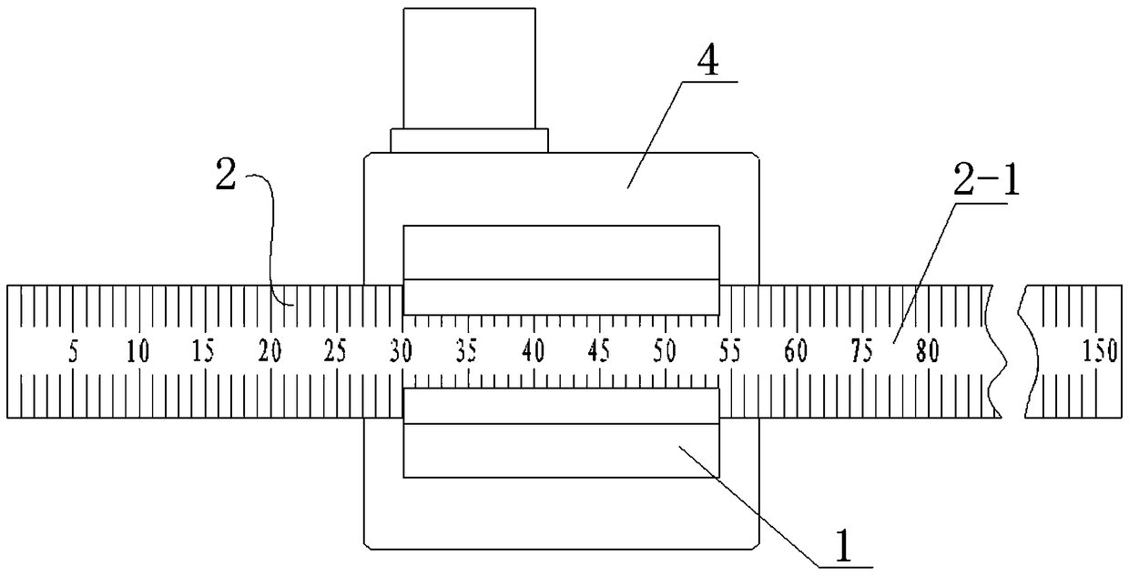 A defect location device for ultrasonic testing