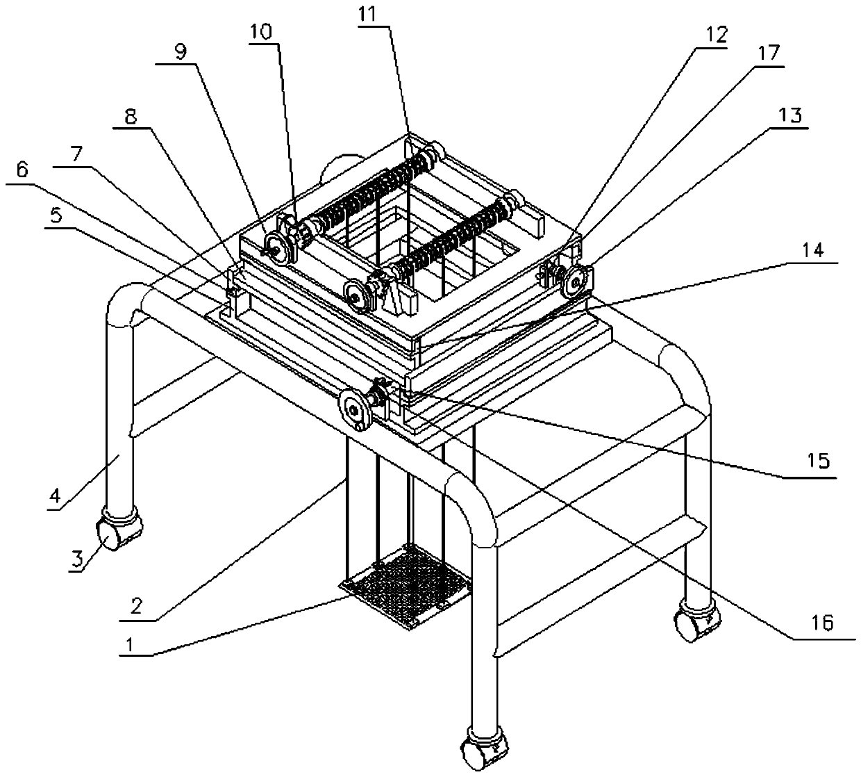 A kind of modal experiment platform and using method thereof