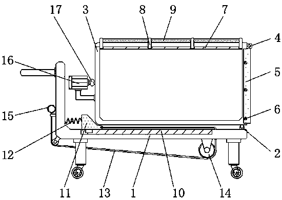 Transporting equipment used for processing metal wire drawing lubricant powder and having leak prevention structure