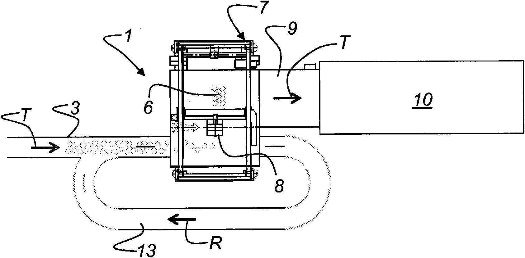 Device and method for composing packages for a packaging machine