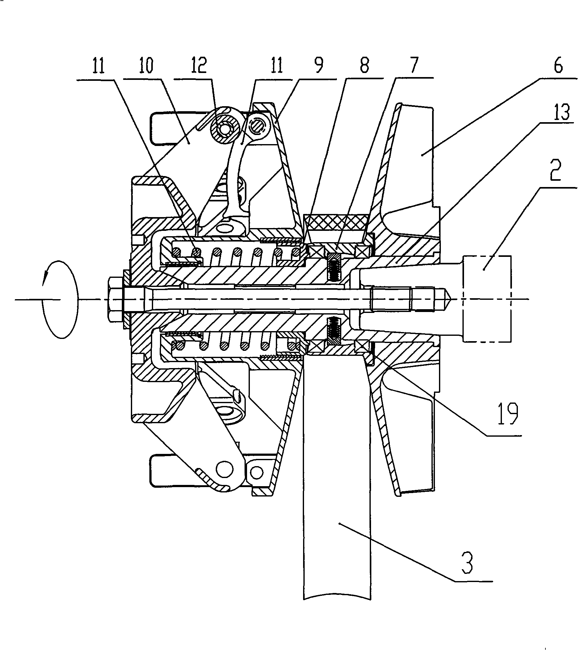 Unidirectional clutch type stepless speed change device for off-road motor vehicles