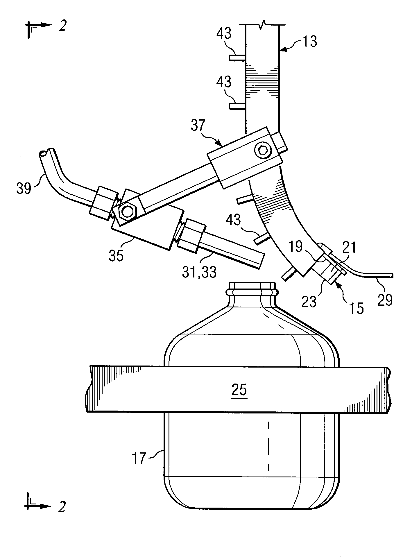 Method and Apparatus for Flushing a Container with an Inert Gas