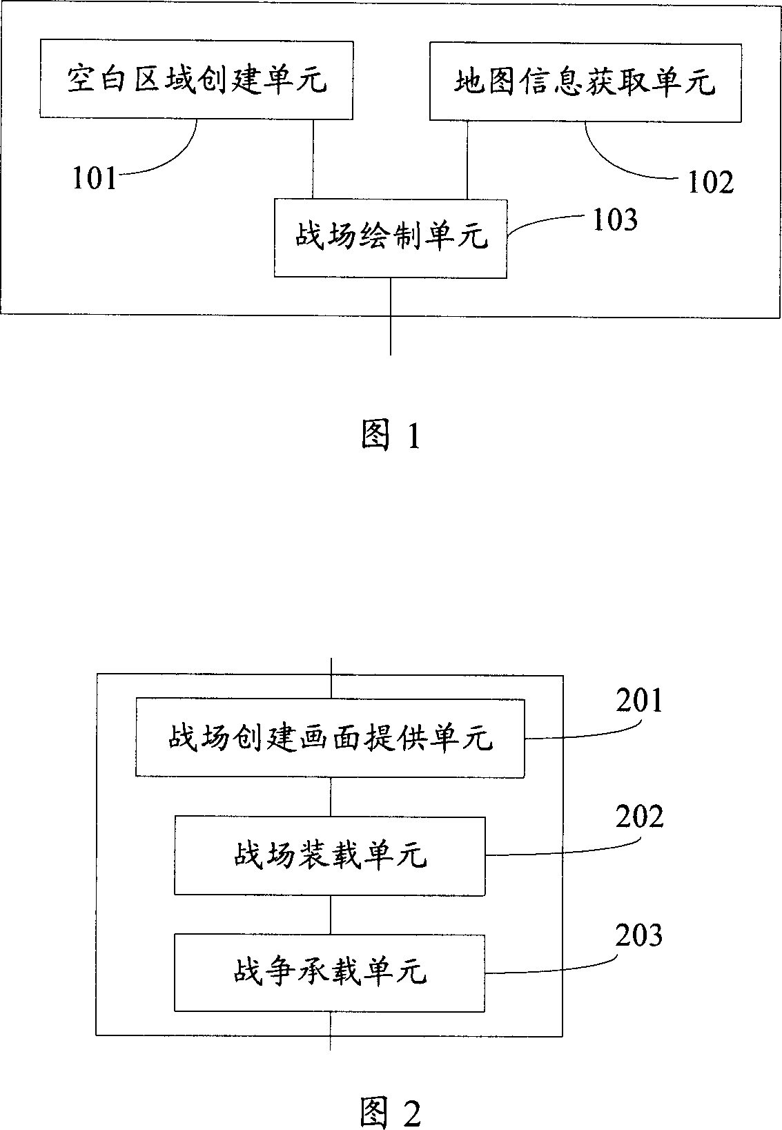 Fight field loading method and apparatus, method for conducting group fight and network game apparatus