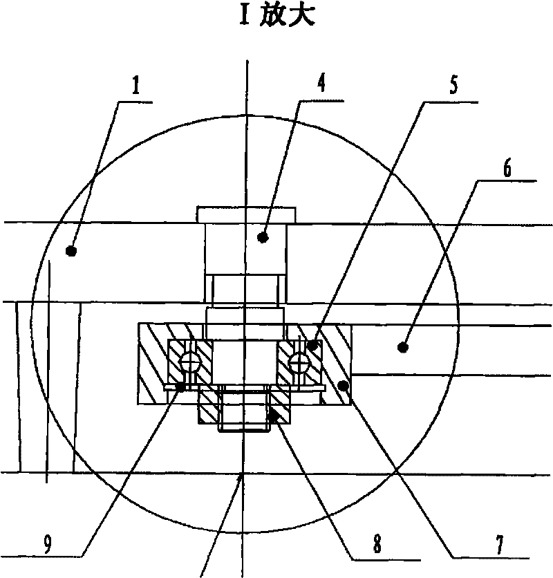 Casting mould for high-pressure switch transitional coupling bus bar canister