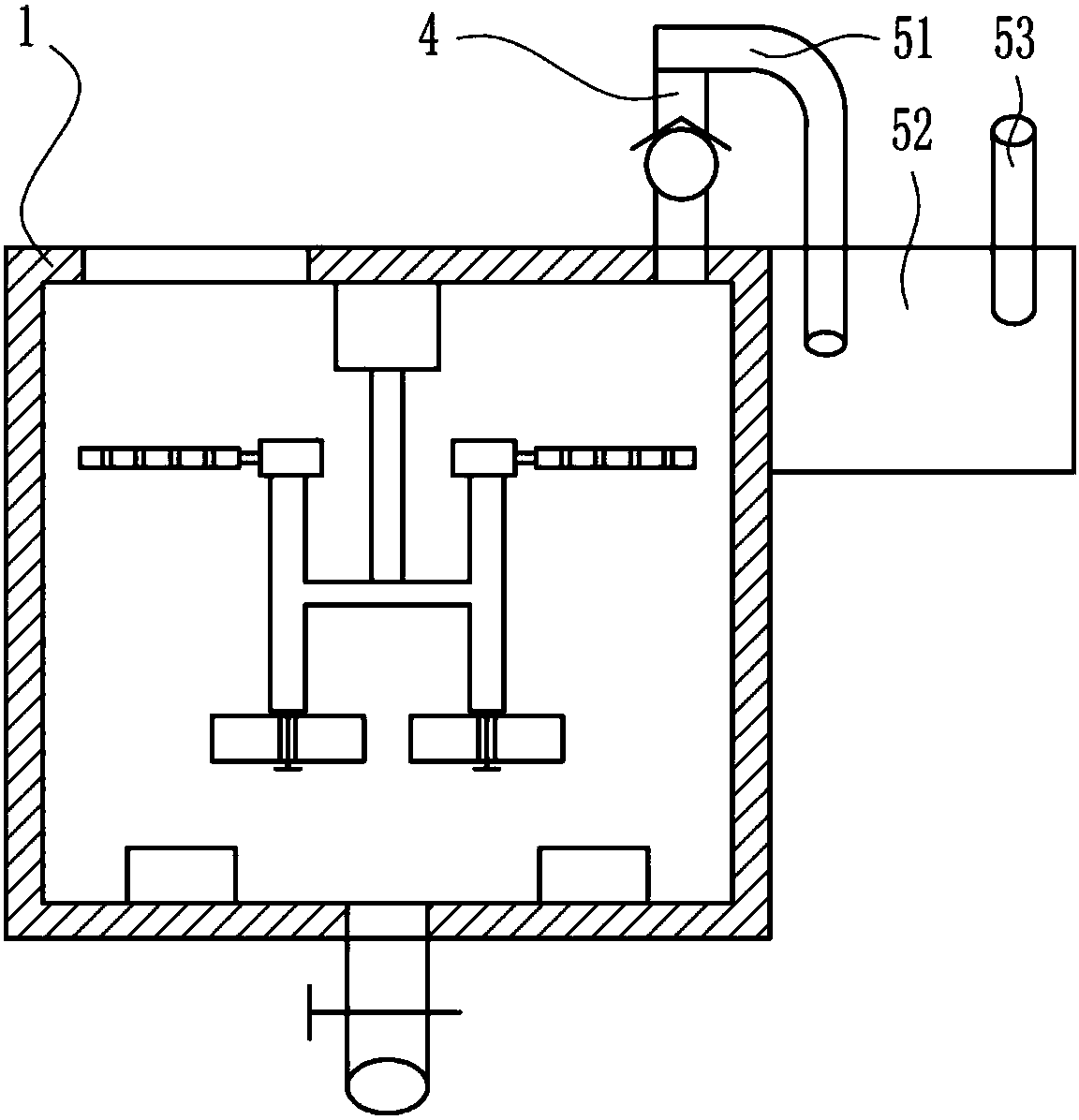 Purification device for rare-earth feed liquid