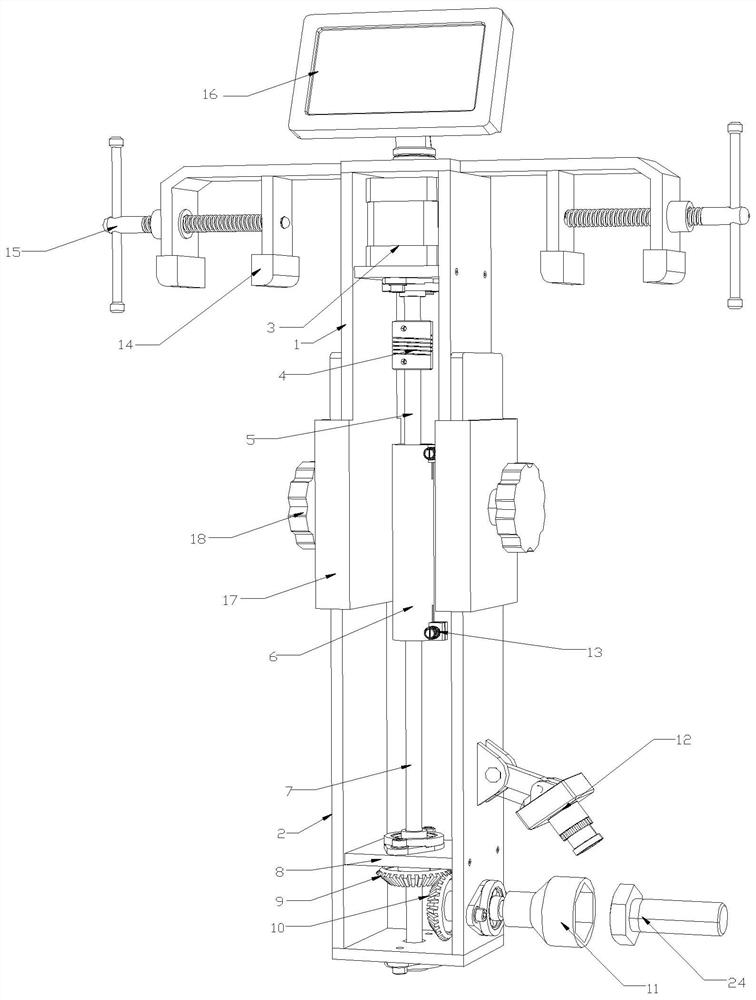 A visual quick wrench for limited space