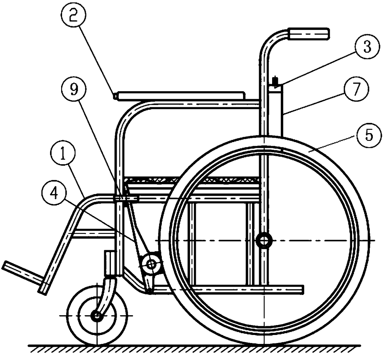 Wheel driving device and electric wheelchair provided with same