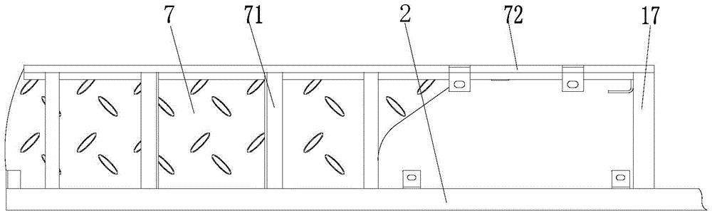 Tricycle curved beam frame