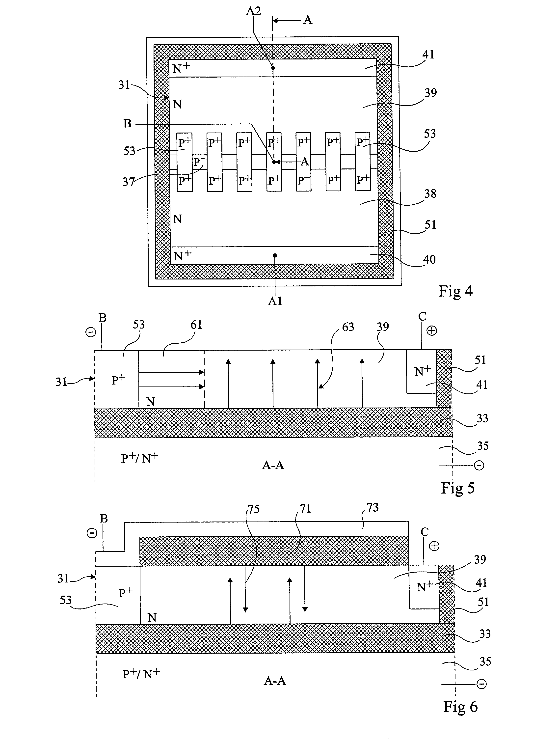Bidirectional power switch controllable to be turned on and off