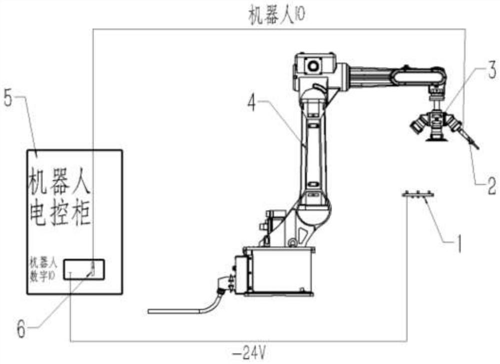 Industrial robot automatic tool workpiece calibration method