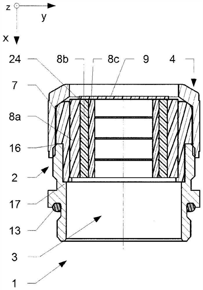 Cable screw connection