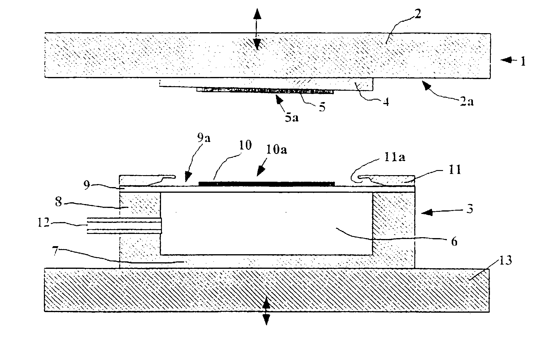 Device and method in connection with the production of structures