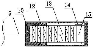 Auxiliary steel bar pulling tool for neckband rubber-coated product