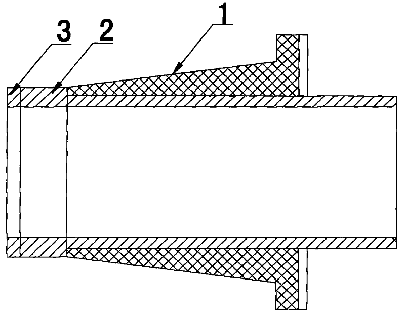 Method for protecting thread in process for treating inner surface of double-sealing surface tube used for oil exploitation