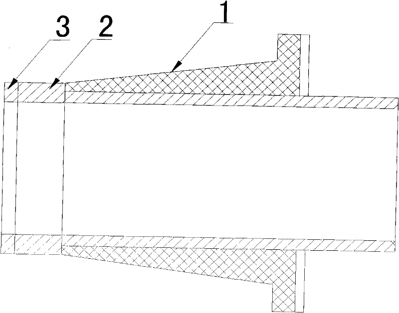 Method for protecting thread in process for treating inner surface of double-sealing surface tube used for oil exploitation