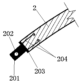 Fabricated structure side wall prefabricated member and connection structure thereof with arched plate