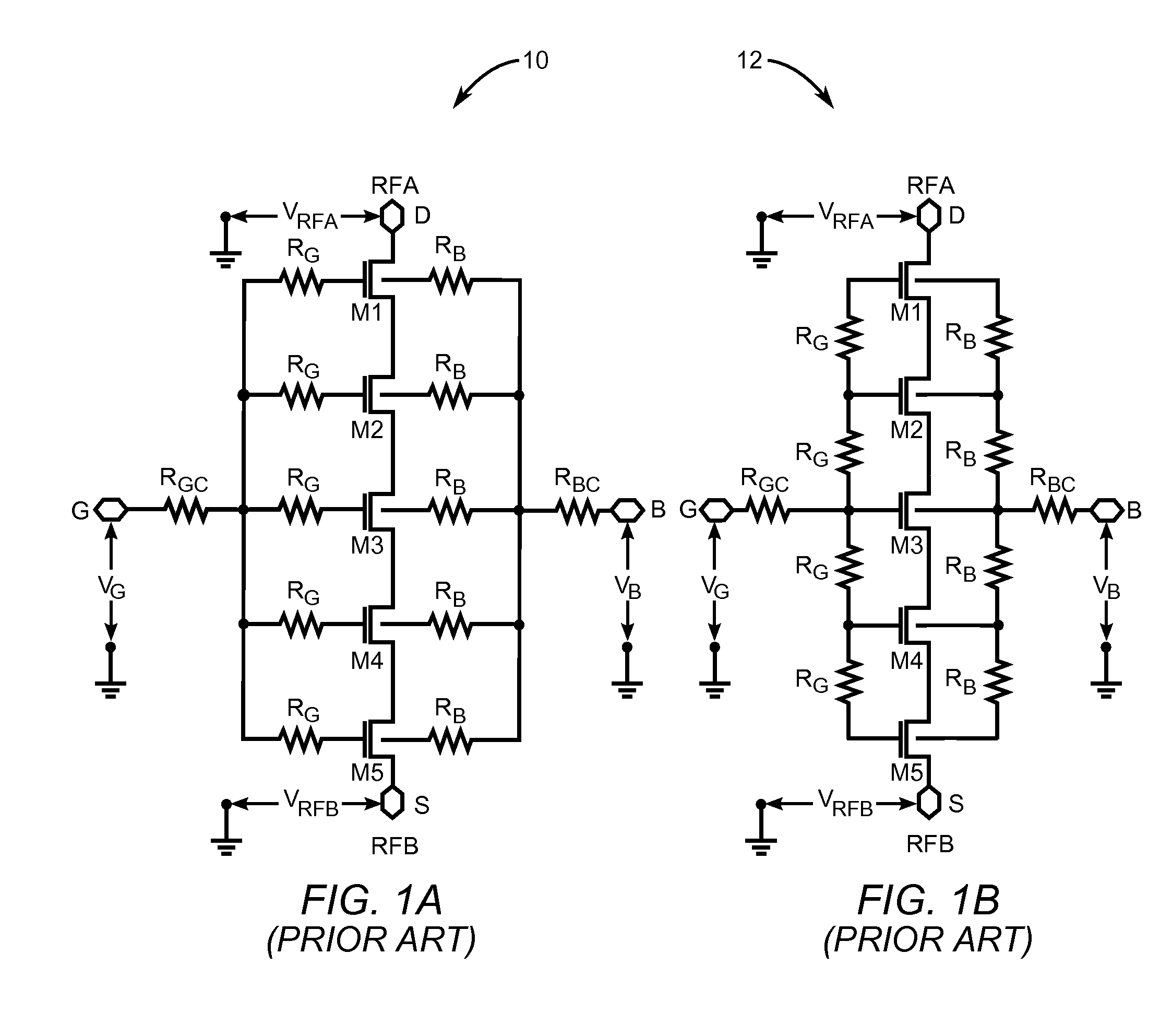 Harmonic cancellation circuit for an RF switch branch