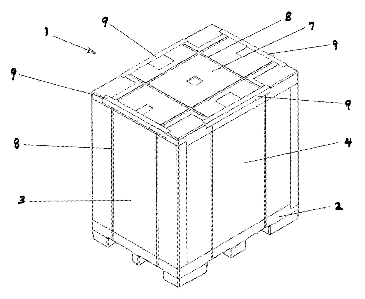 Modular insulated container and method for operating same