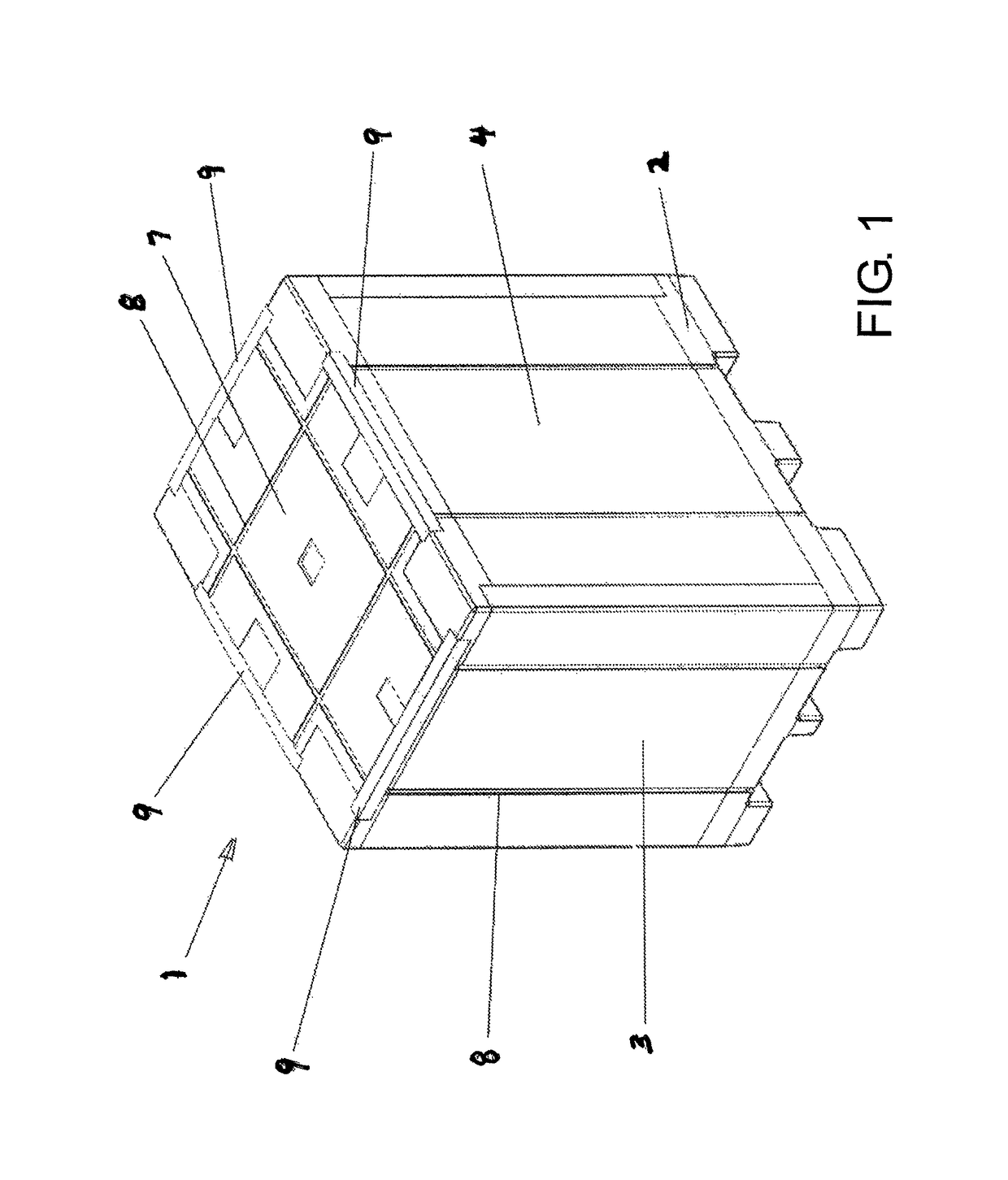 Modular insulated container and method for operating same