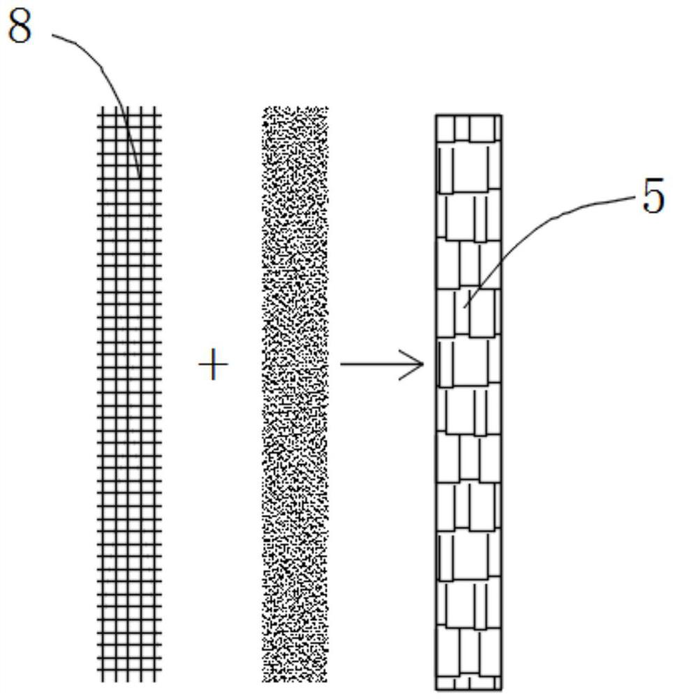 Assembly type composite wall structure and assembly method thereof