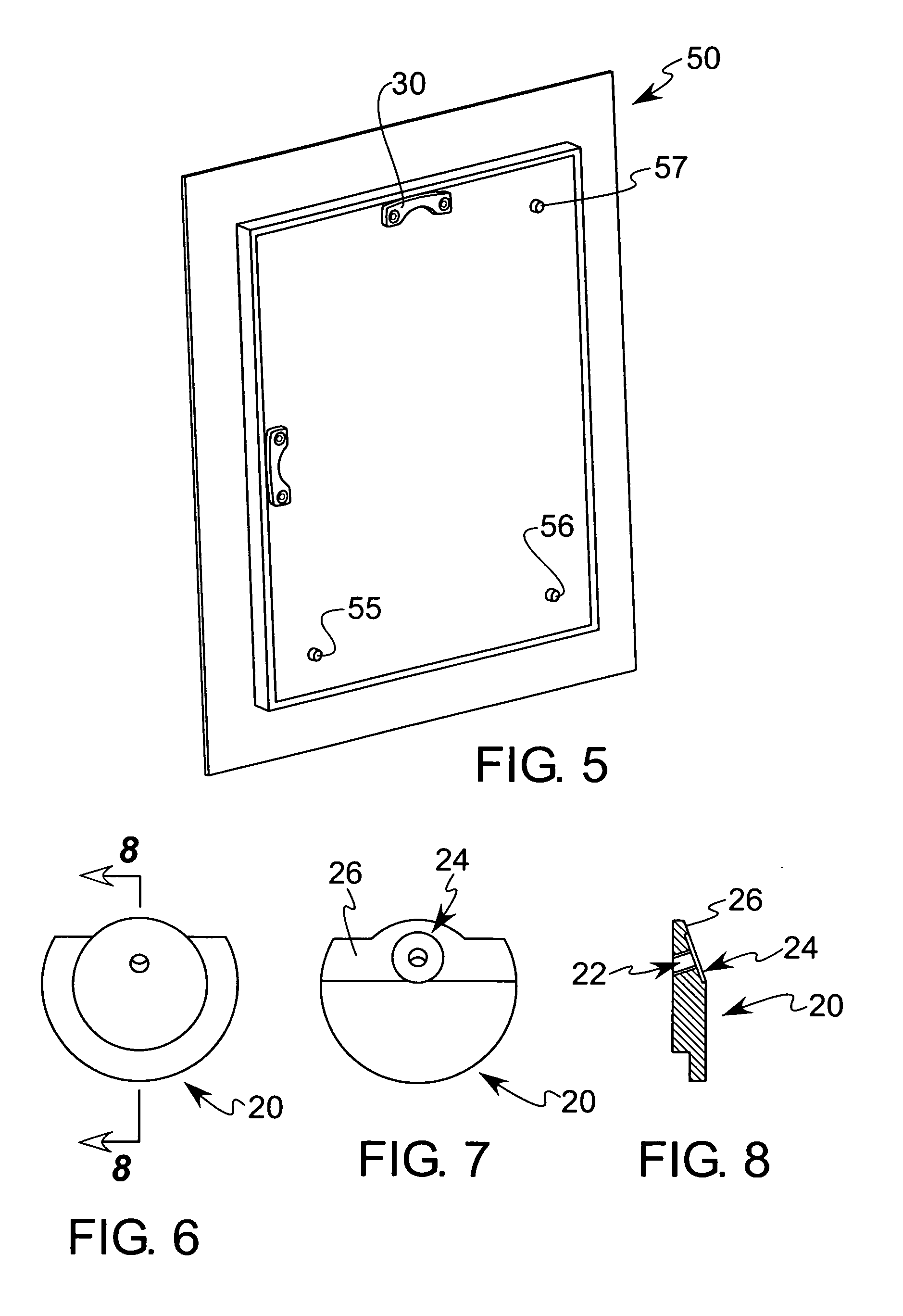 Wall frame hanging apparatus