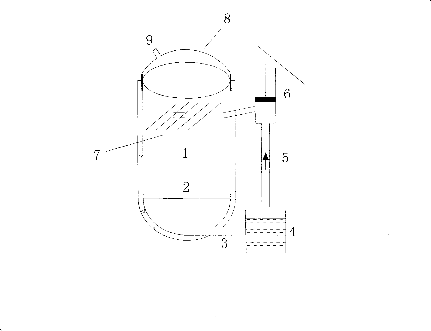 Home device and method for producing methane by dry-type fermentation of stalks
