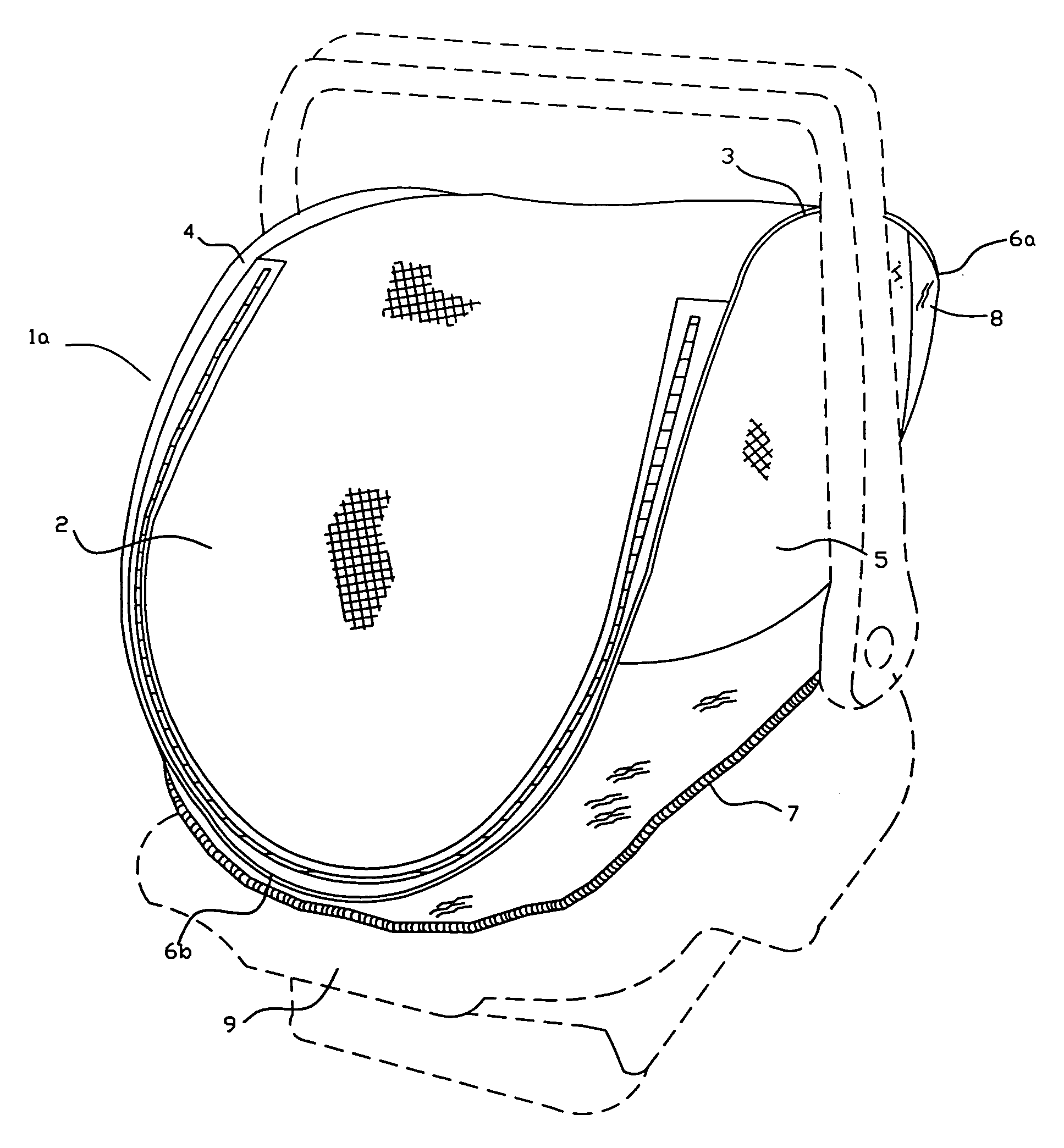 Collapsible cover for seating unit