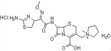 Synthesis method of cefepime hydrochloride