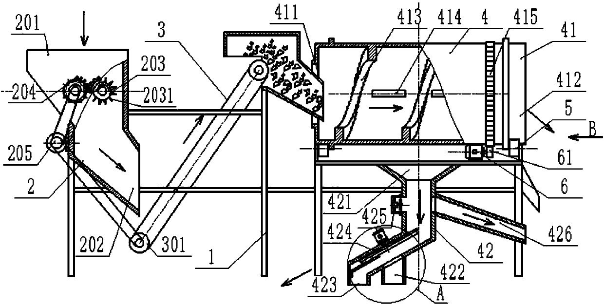 Cold-treatment garbage sorting machine