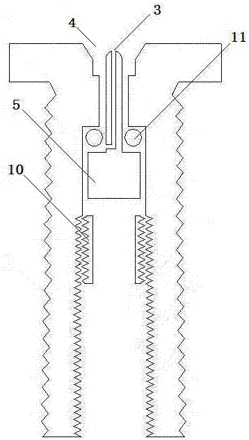 High-pressure gas charging valve and gas fracturing device thereof