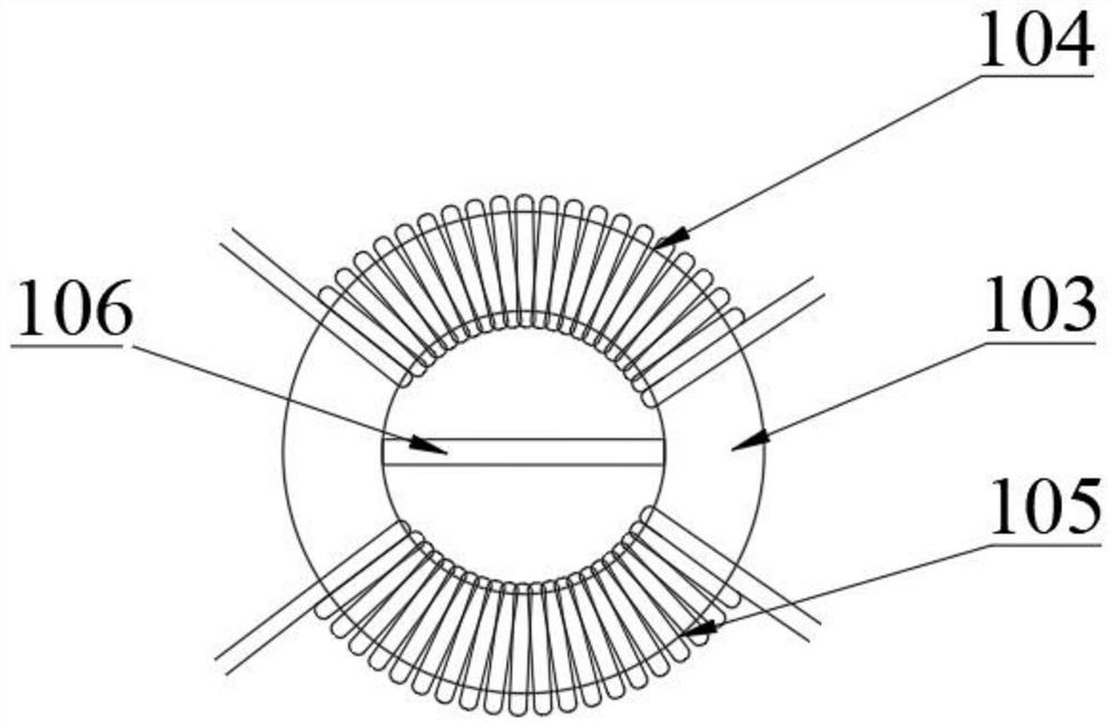 Common-mode inductor and single-phase robot filter