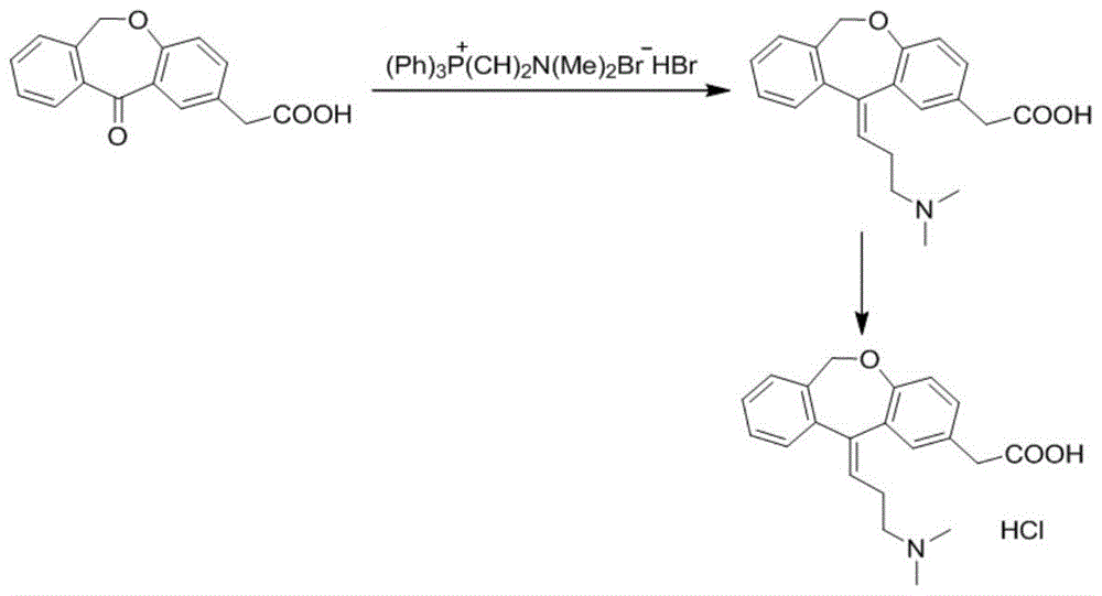 Preparation technique of olopatadine hydrochloride