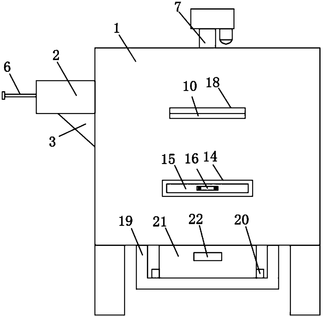 Waste disposal equipment for factory production