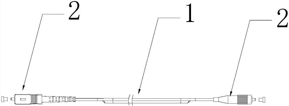 Rat-proof and anti-pressure prefabricated connection line