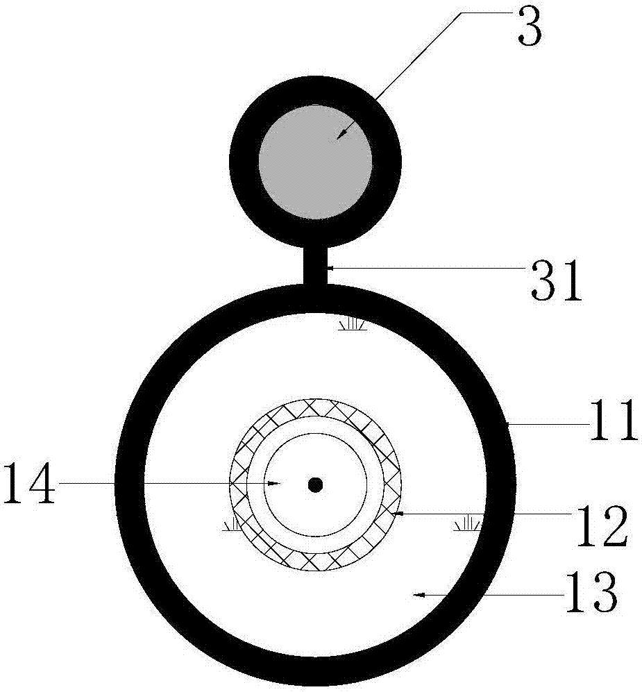 Rat-proof and anti-pressure prefabricated connection line