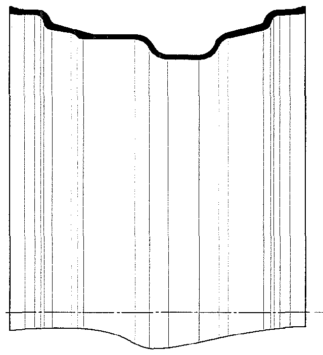 Flow forming machine and forming method for producing a wheel