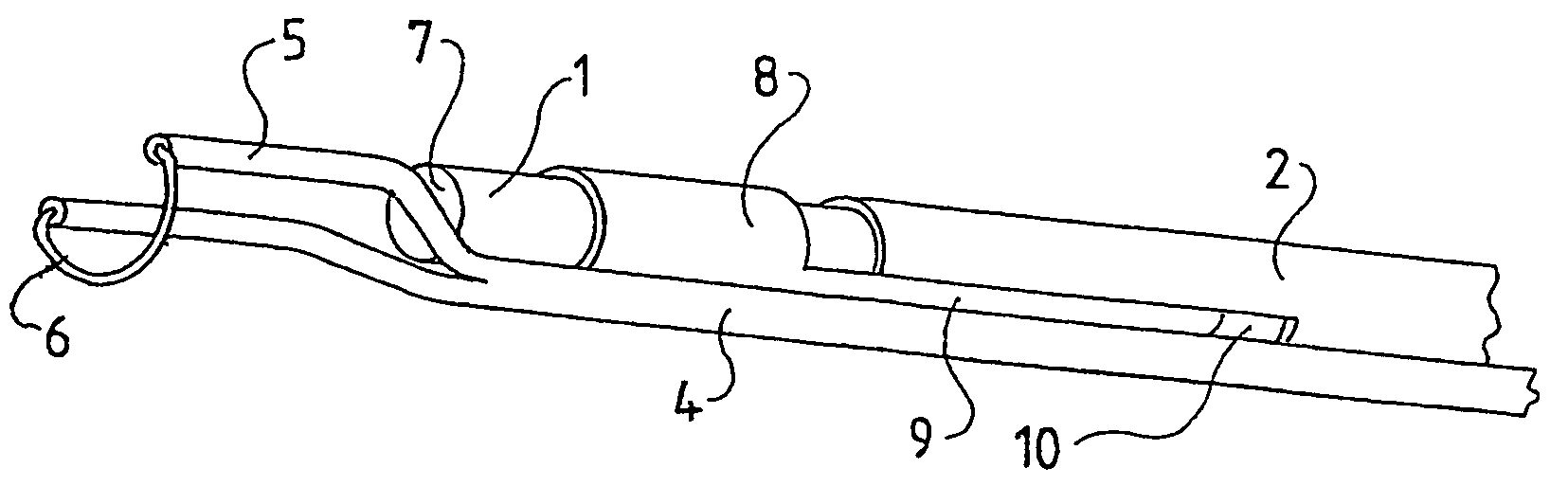 Urological resectoscope having a non-rotating instrument support