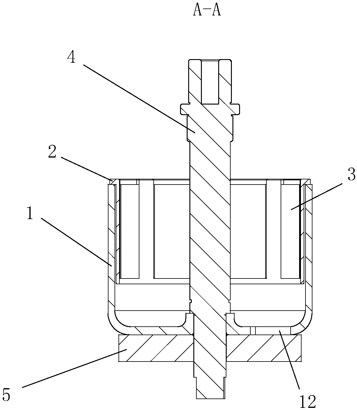 Brushless motor outer rotor assembly with simple structure