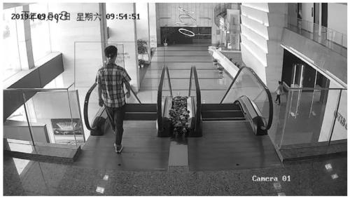 Escalator passenger retrograde motion detection method based on deep learning