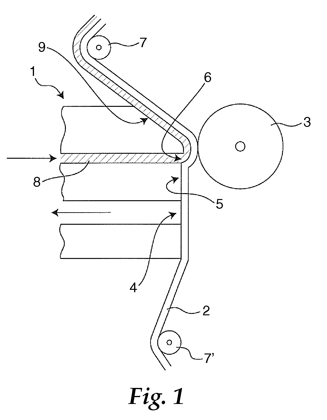 Method and device for replicating structure